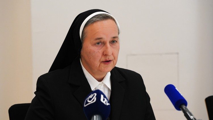 S. Lidija Bernardica Matijević, predsjednica HRK na zasjedanju u Mariji Bistrici (Foto: Eva Leš/IKA)