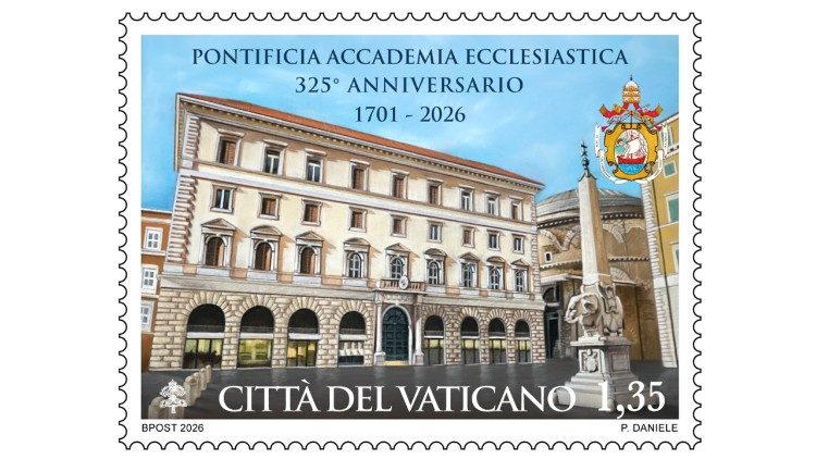 Die neue Briefmarke der Vatikan-Post