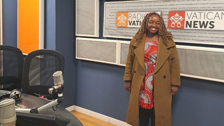 Michelle Joaquina Rodrigues na R&aacute;dio Vaticano