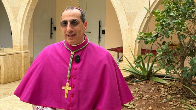 Latin Patriarchal Vicar of Jordan, Bishop Iyad Twal, spoke to Vatican News at the “Baptism of the Lord” Church in Bethany Beyond the Jordan