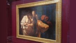 Выстава "Хрыстус - наш супакой" у рымскім касцёле святой Агнешкі на плошчы Навона