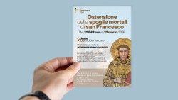 La Assisi, din 22 februarie, expunerea moaștelor Sfântului Francisc 