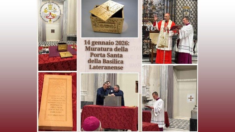 La muratura della Porta Santa di San Giovanni in Laterano