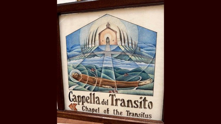 Picha ya kuonesha  kifo cha Mtakatifu Francis wa Assisi