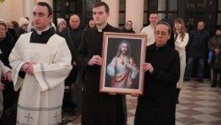 Celebrações em Berdychiv pelo 35º aniversário da renovação da Igreja Latina na Ucrânia e da consagração do país ao Sagrado Coração de Jesus.