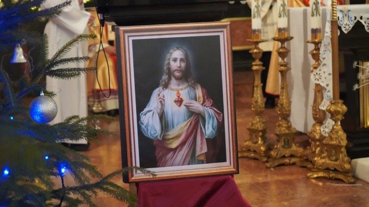 2026.01.16 Celebrazioni a Berdychiv per 35 anni rinnovo della Chiesa latina in Ucraina e consacrazione del Paese al Cuore di Gesù