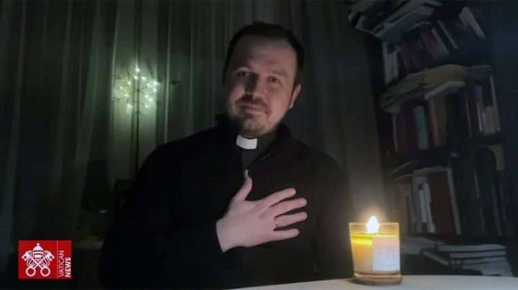 Pater Taras Zheplinsky, stellvertretender Direktor der Kommunikationsabteilung der griechisch-katholischen Kirche