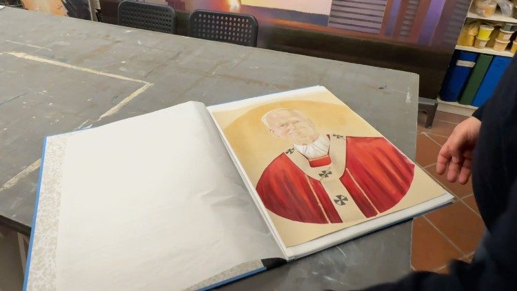 I bozzetti realizzati dal pittore Rodolfo Papa