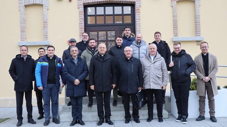 Nadbiskup Stanislav Zore i slovenski svećenici pohodili Hrvatsko katoličko sveučilište (Foto: HKS)