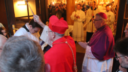 Kardinalstaatssekretär Pietro Parolin bei den Jubiläumsfeierlichkeiten zum Beginn der Mission des Heiligen Ansgar vor 1.200 Jahren in Kopenhagen Foto: Marco Chwalek / Erzbistum Hamburg