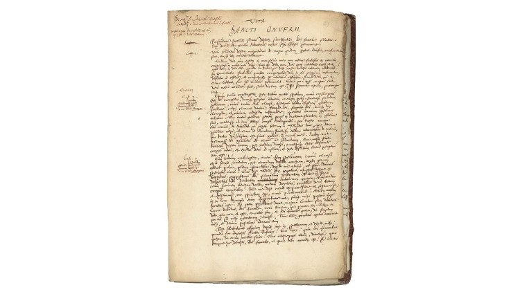 Una delle pagine degli "Acta Sanctorum"