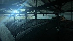 l'intercapedine dove furono nascosti gli ebrei e i perseguitati politici