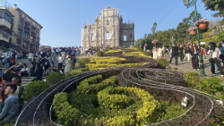 Jėzuitų statytos Šv. Pauliaus bažnyčios (XVII a.) fasadas Makao  