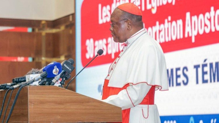 Il cardinale Fridolin Ambongo