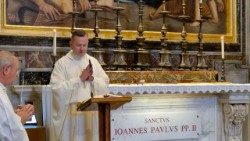 Jak podkreślił ks. Zieliński, to Eucharystia sprawia, że jesteśmy we wspólnocie