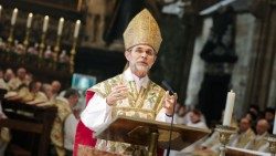 Erzbischof Grünwidl während seiner Predigt zu Fronleichnam