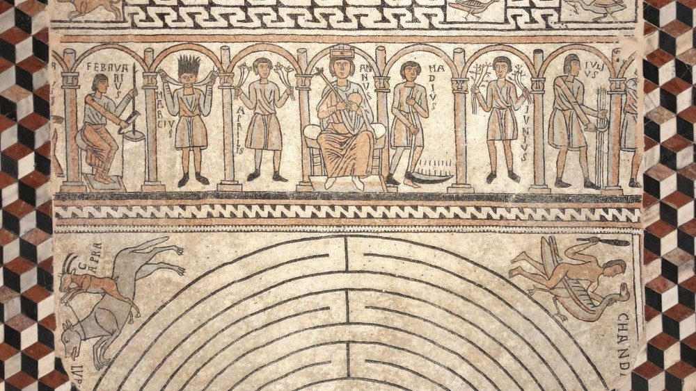 Basilica di san Michele -  Mosaico presbiteriale -  Associazione Il Bel San Michele