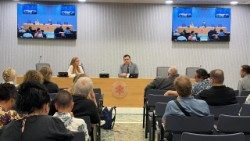 ECIC conference participants during their Vatican media visit