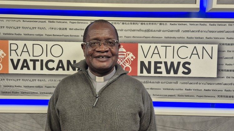 Mgr Joseph Samedi, nouvel archevêque coadjuteur de Bangui, en République centrafricaine.