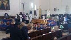 Missa fúnebre em sufrágio da alma de Dom Osório Afonso, em Nampula, sua terra natal