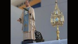 Papa recorda a beatificação de padre Nazareno Lanciotti, no Brasil.