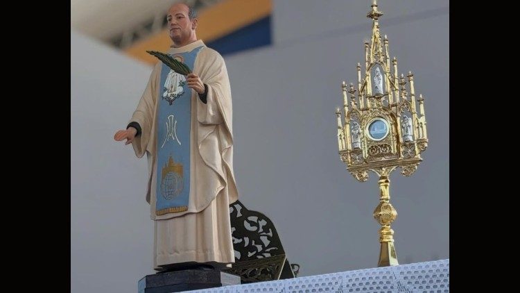 Papa recorda a beatificação de padre Nazareno Lanciotti, no Brasil.