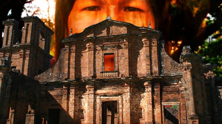 Detalhe da fachada da Igreja de S&atilde;o Miguel Arcanjo (Foto: Paulo Leal)