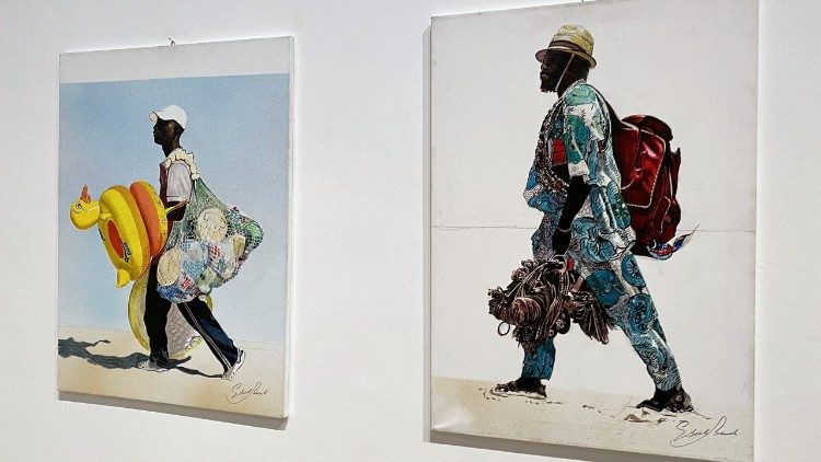 Due delle opere in mostra