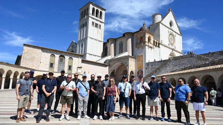 O grupo também visitou a cidade de Assis, nos passos de São Francisco e Santa Clara