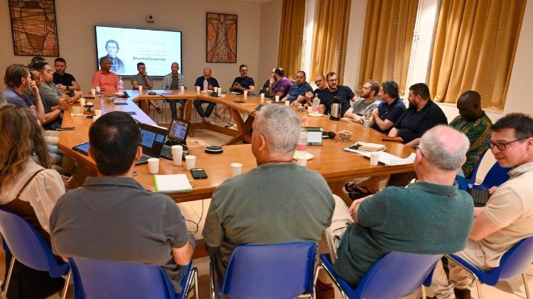 As atividades do grupo durante passagem por Roma