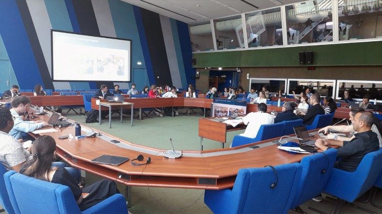 Un momento del seminario sul discorso d'odio, intitolato "Belonging matters", organizzato ieri, 18 giugno, dal Kaiciid al Consiglio d'Europa, a Strasburgo