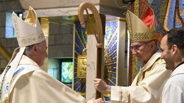 Kard. Parolin podczas święceń biskupich ks. Renzo Pegoraro
