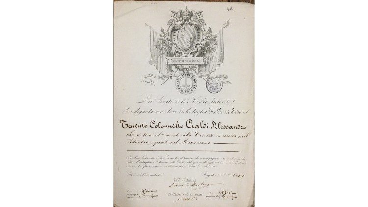 Onorificenza dell’ammiraglio Alessandro Ciald