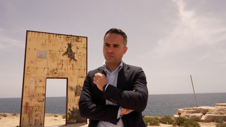 Il sindaco di Lampedusa, Filippo Mannino