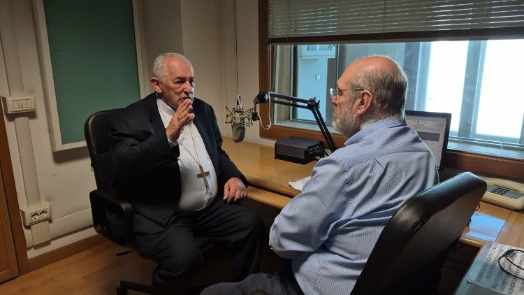 Durante a entrevista