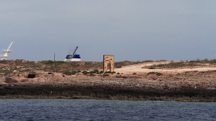 La costa di Lampedusa
