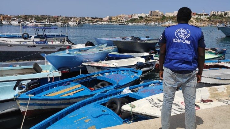 Satff IOM di Lampedusa