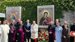 Vatikāna dārzos atklāta Getšvaldes Dievmātes mozaīka