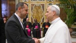 2026.06.05 O. Luca Bovio, IMC podczas spotkania z Leonem XIV