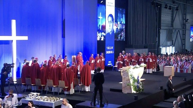 Un momento della celebrazione