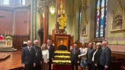 Rycerze Kolumba z Polski i Ukrainy na spotkaniu w New Heaven