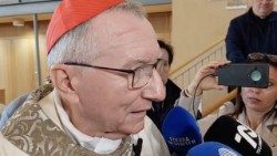 Il cardinale Pietro Parolin, segretario di Stato, a San Giovanni Rotondo per le celebrazioni in occasione dei 70 anni della Casa Sollievo della Sofferenza