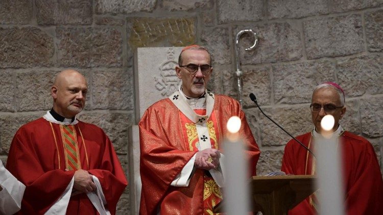 Celebration of the 70th anniversary of the pastoral ministry for Hebrew speaking Catholics, presided by cardinal Pierbattista Pizzaballa, Latin Patriarch of Jerusalem.
