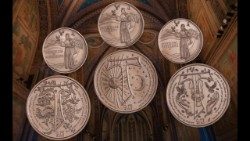Нумізматычны трыпціх у гонар "Гімна стварэння" святога Францішка