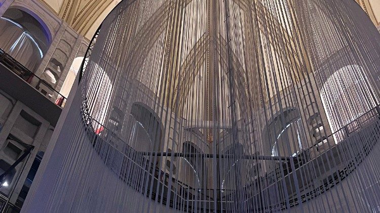Una prospettiva dalla Sala del Tempio all'interno della Mole