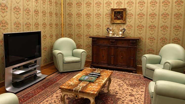 Sala de la Televisi&oacute;n - Palacio Papal - Castel Gandolfo