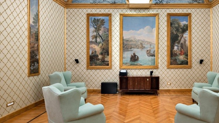 Sala de la M&uacute;sica - Palacio Papal - Castel Gandolfo