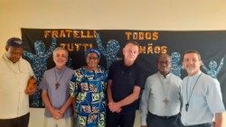 Johan Viljoen, com delegação da SACBC, em visita a Diocese de Pemba, em 2019