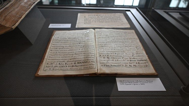 Atto conferimento Laurea in Medicina a Giovanni Maria Lancisi, 12 settembre 1672 - Mostra "La Sapienza e i Papi"