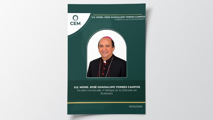 Mons. José G. Torres Campos nuevo Obispo de Ecatepec (México)